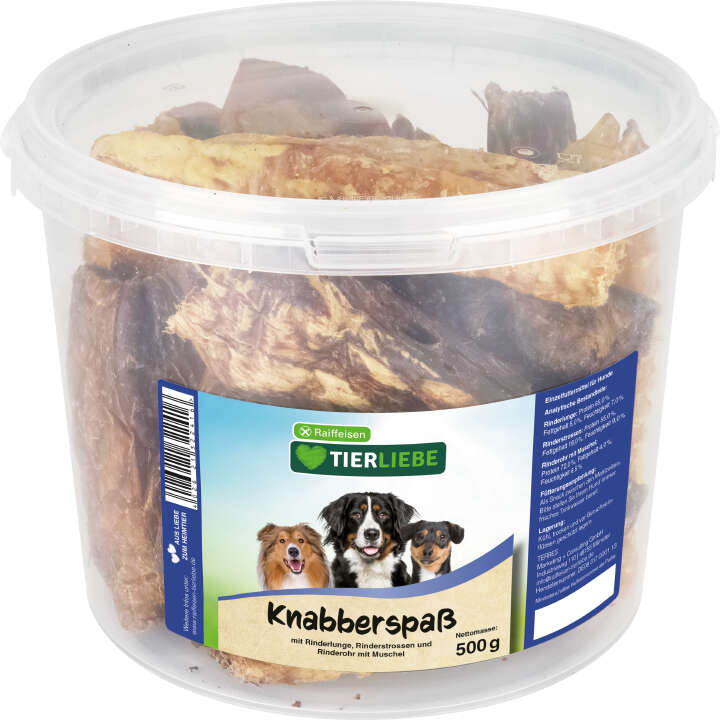 TIERLIEBE Hunde-Snack Knabberspaß